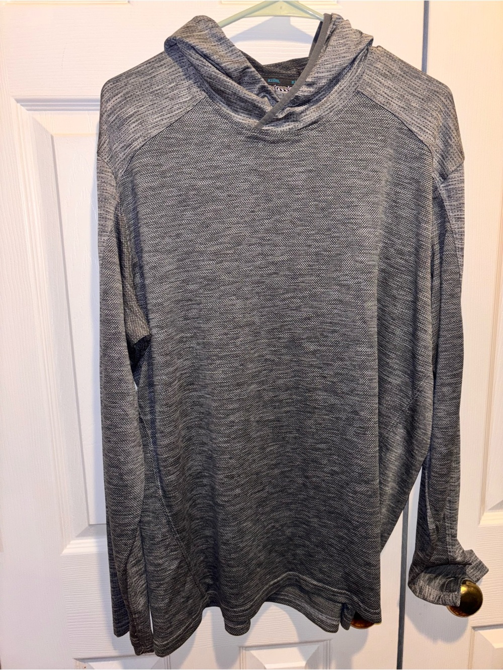 Kuhl Engineered Gray Heather Lightweight Hooded Pullover